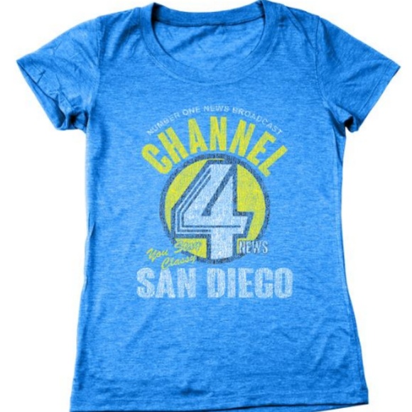 Anchorman CH 4 NEWS Women's T-Shirt Small - Picture 1 of 1